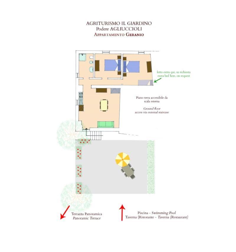 Agriturismo Il Giardino Pontassieve Kültér fotó